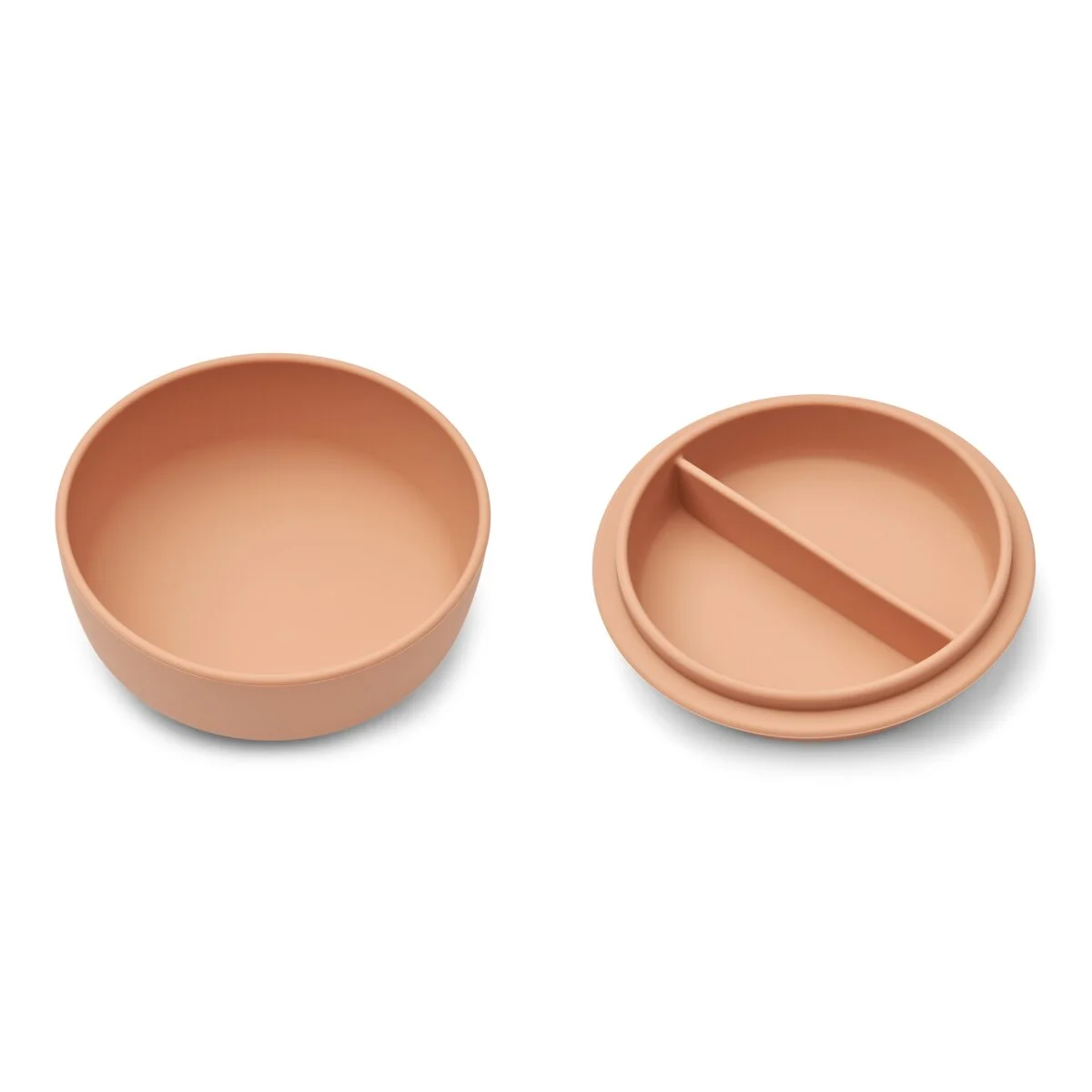 Liewood Silikonschale Serge „Tuscany rose“ mit Deckel ø13,5cm