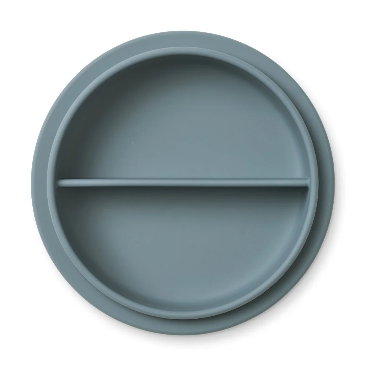 Liewood Silikonschale Serge „Whale blue“ mit Deckel ø13,5cm
