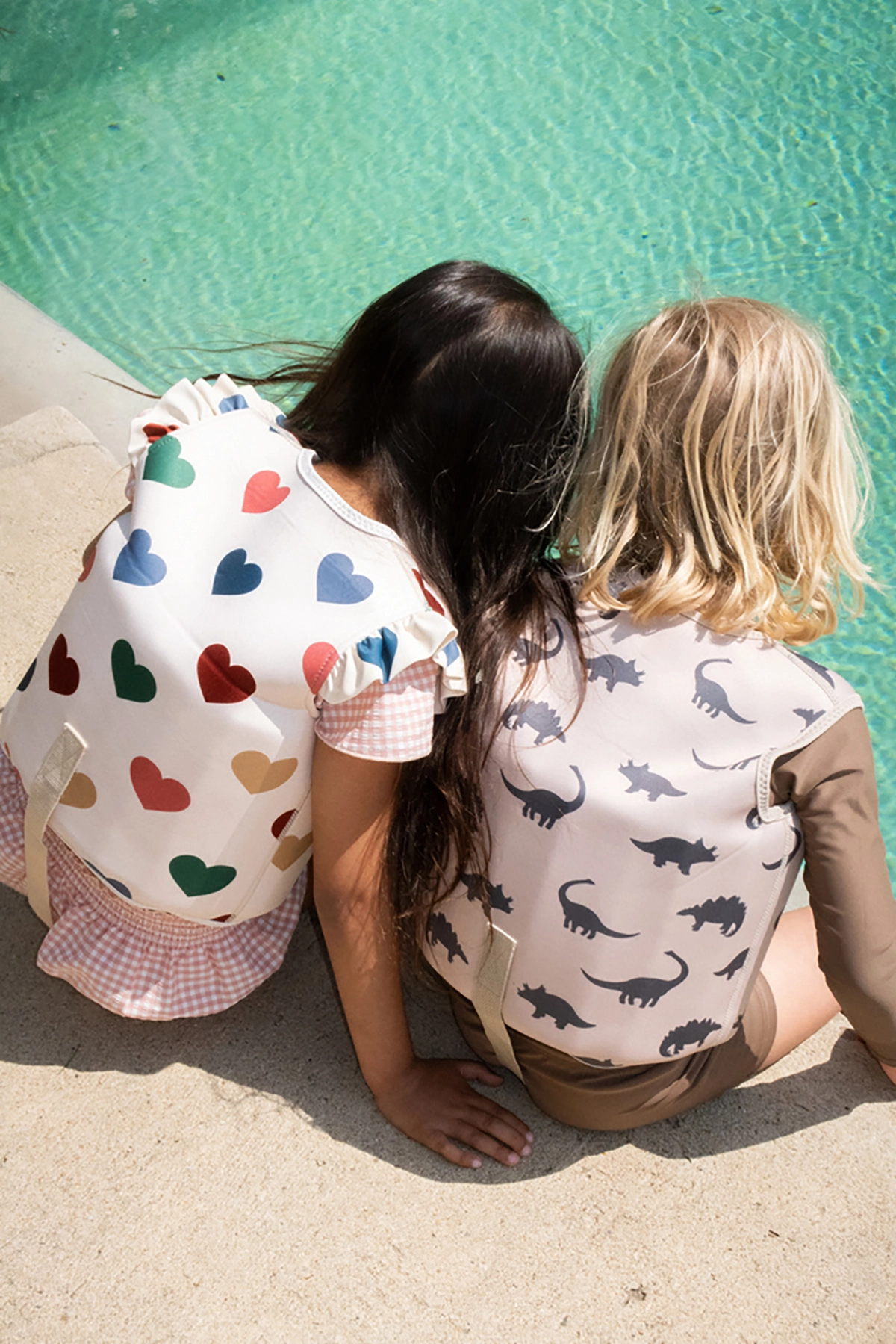 Konges Sløjd Kinder-Schwimmweste „Dino Silhoutte“, Neopren, 1-6J