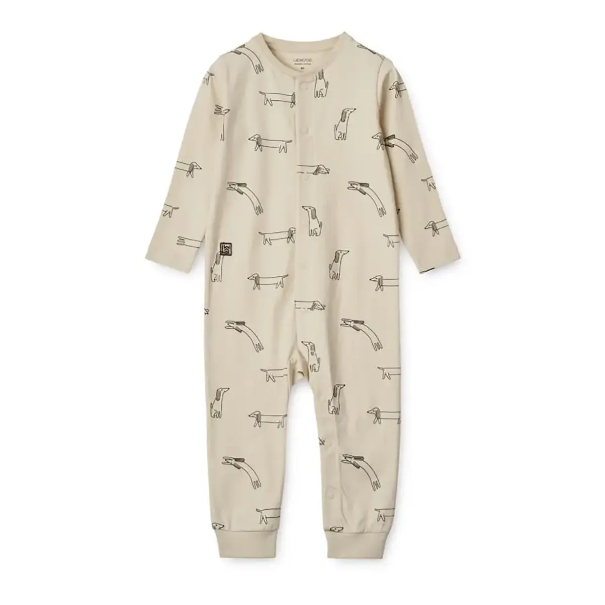 Liewood Pyjama-Jumpsuit Birk „Dogs / Sandy“