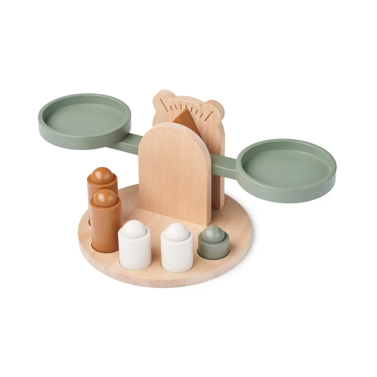 Liewood Spielzeug-Waage Ronni „Faune green mix“ aus Holz