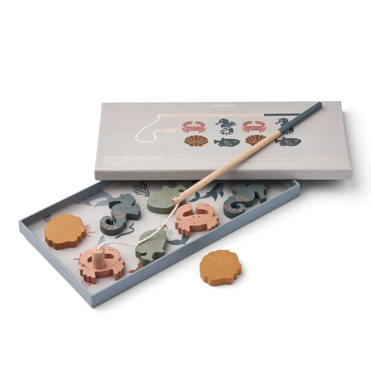 Liewood Angelspiel Sebastian „Tuscany rose multi mix“, Buchenholz