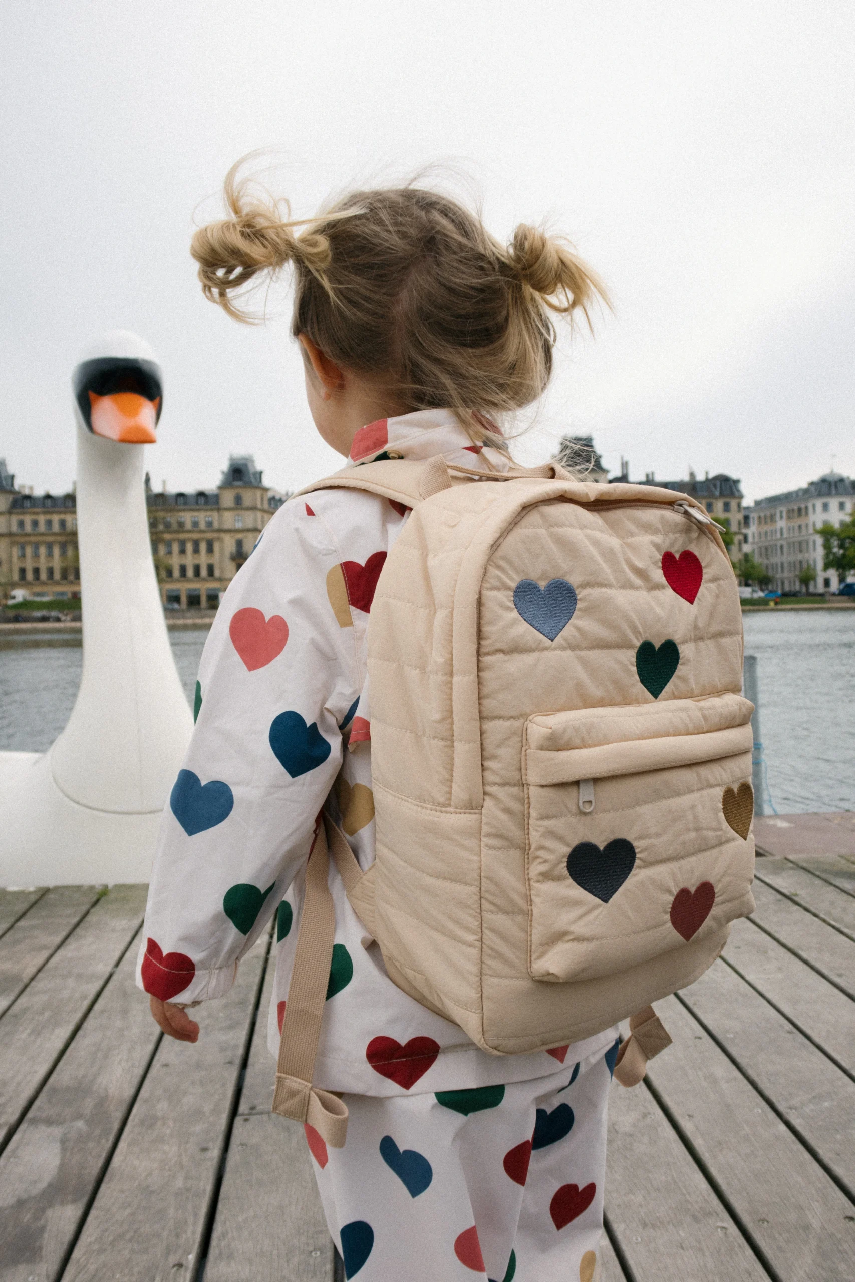 Konges Sløjd Kinderrucksack Juno „Cameo Brown“, midi, 32x25x11cm – Bild 2