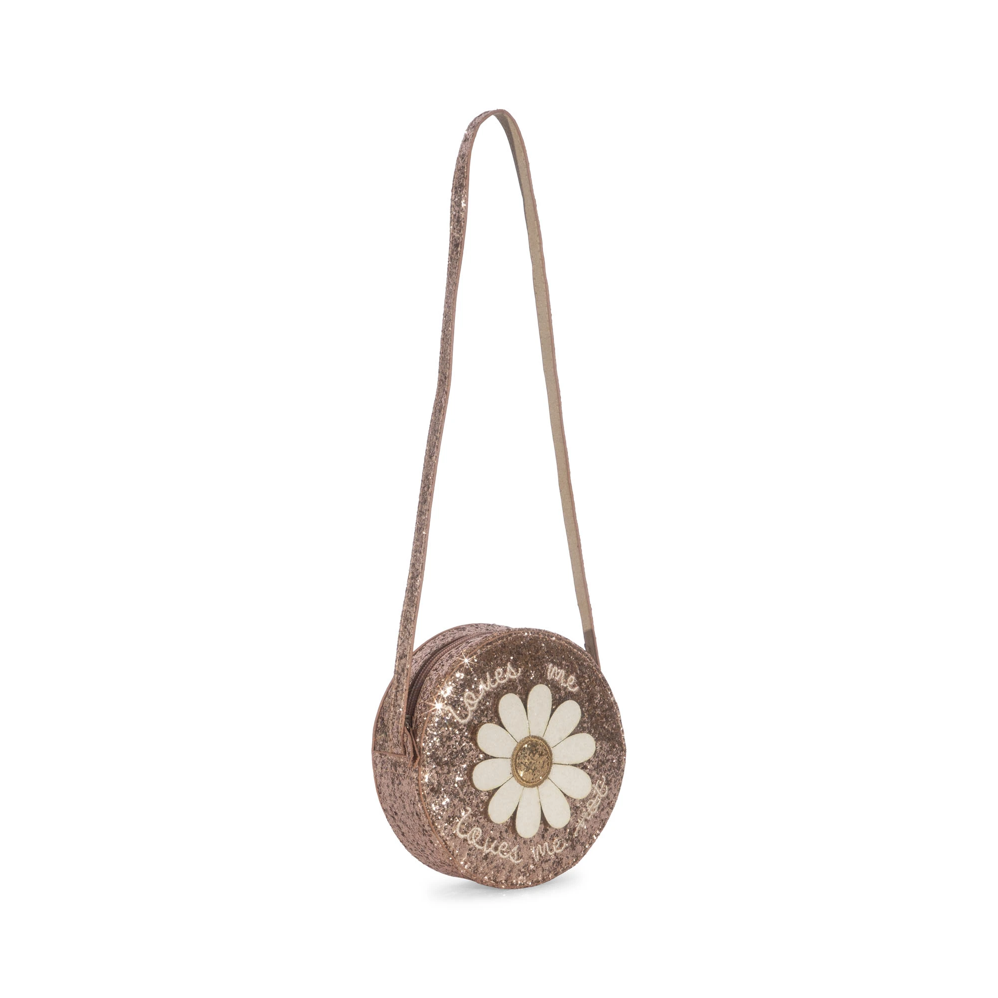 Konges Sløjd Glitzer-Schultertasche für Kinder „Daisy“