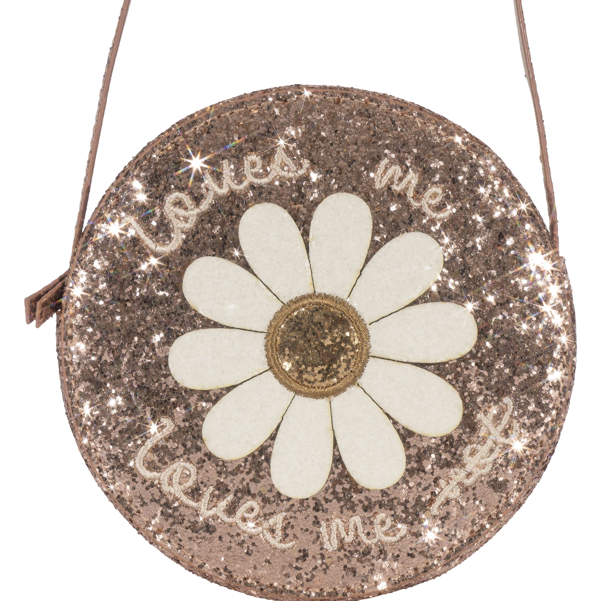 Konges Sløjd Glitzer-Schultertasche für Kinder „Daisy“
