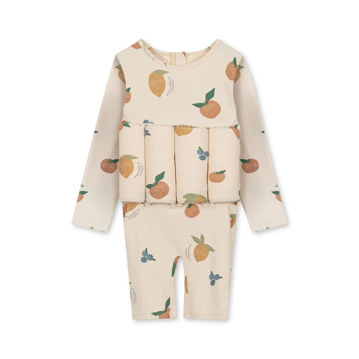 Konges Sløjd Floatsuit Schwimm-Jumpsuit „Fruity“, mit Schwimmhilfe, LSF 50+