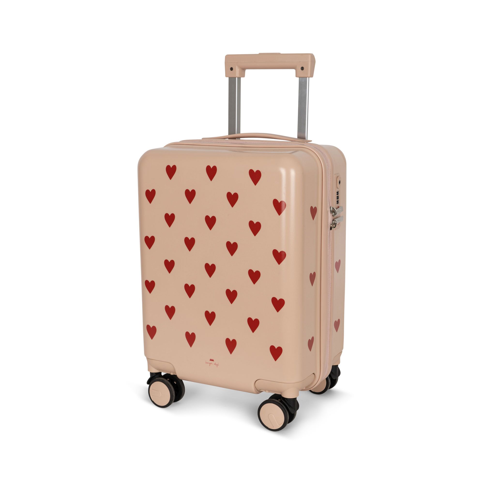 Konges Sløjd Kinder-Handgepäckkoffer „Hearts“, 25L, 45x31x21cm