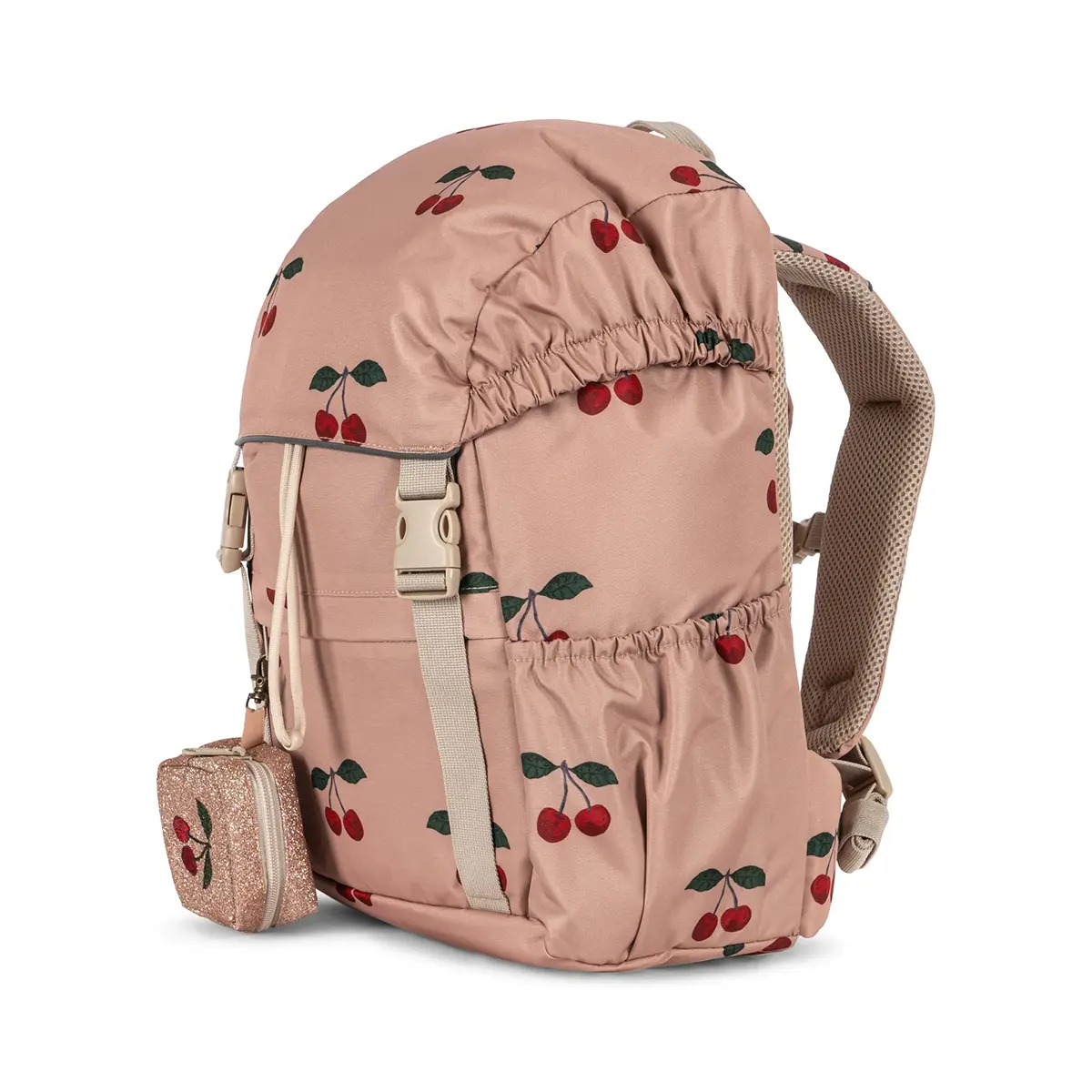 DELISTED Konges Sløjd Schulrucksack Clover „Ma Grande Cerise Mahogany“