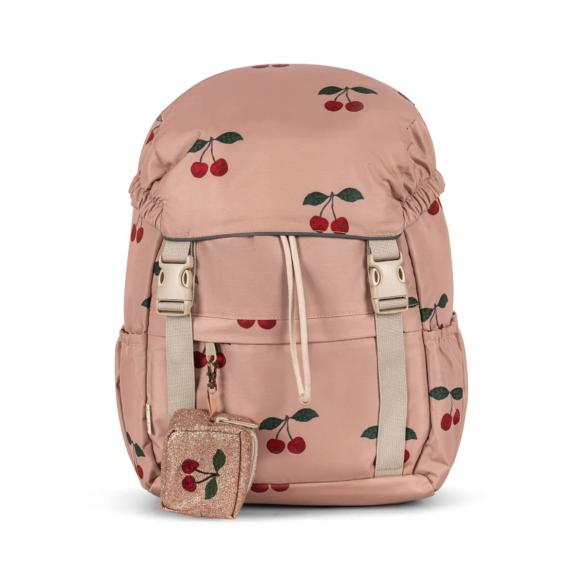 DELISTED Konges Sløjd Schulrucksack Clover „Ma Grande Cerise Mahogany“ – Bild 9