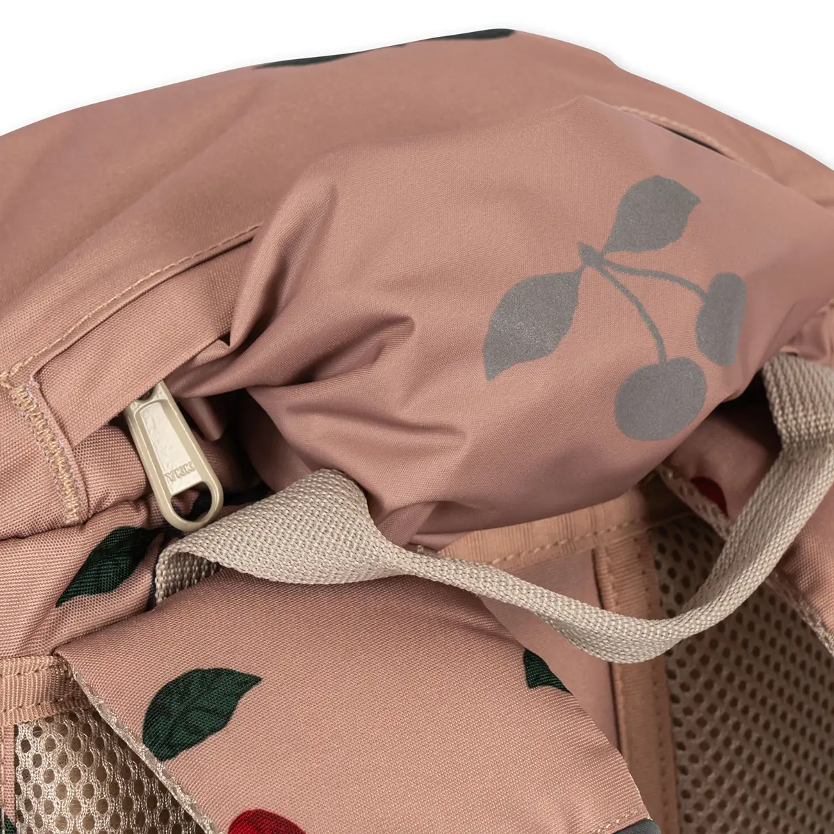 DELISTED Konges Sløjd Schulrucksack Clover „Ma Grande Cerise Mahogany“ – Bild 14
