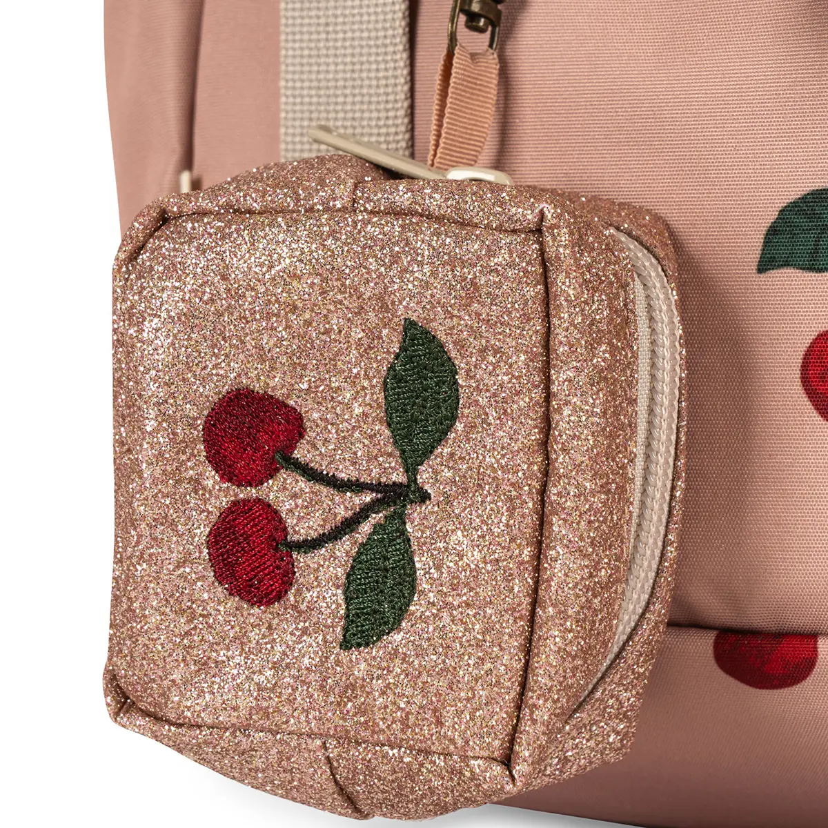 DELISTED Konges Sløjd Schulrucksack Clover „Ma Grande Cerise Mahogany“ – Bild 17