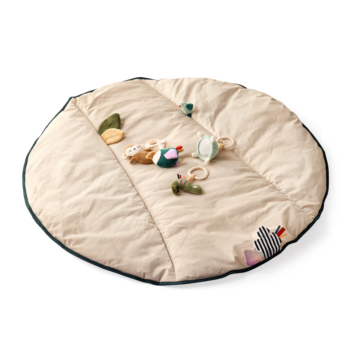 Sebra Aktivitäts-Spieldecke mit Spielbogen, „Wildlife animals“, Ø90cm