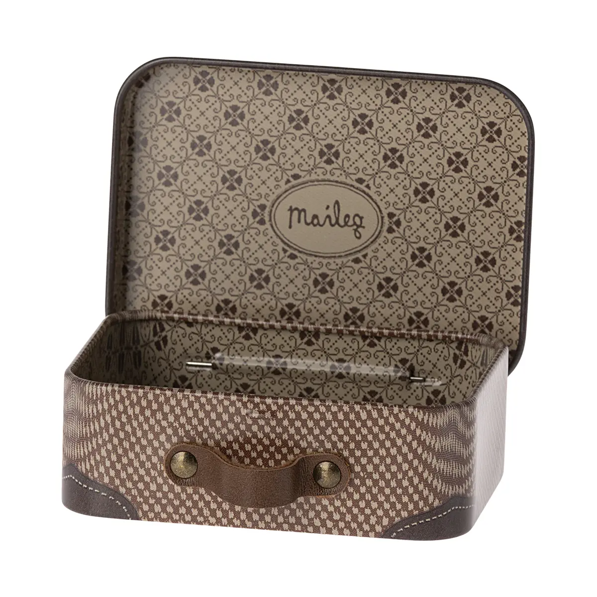 Maileg Metallkoffer „Braun“, 7,5x6,5x2,5cm – Bild 2