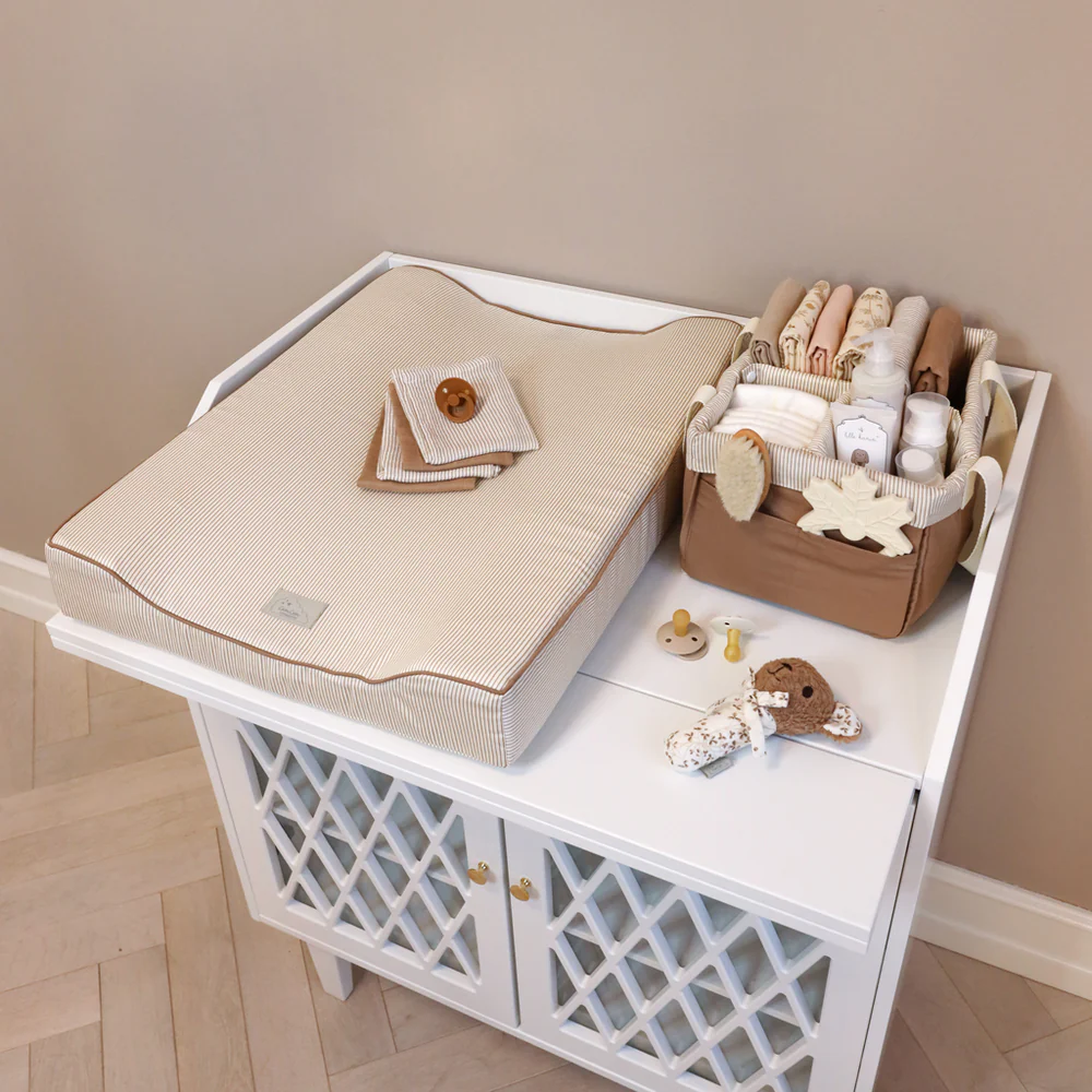 Cam Cam Windel Organizer „Classic Stripes Camel“