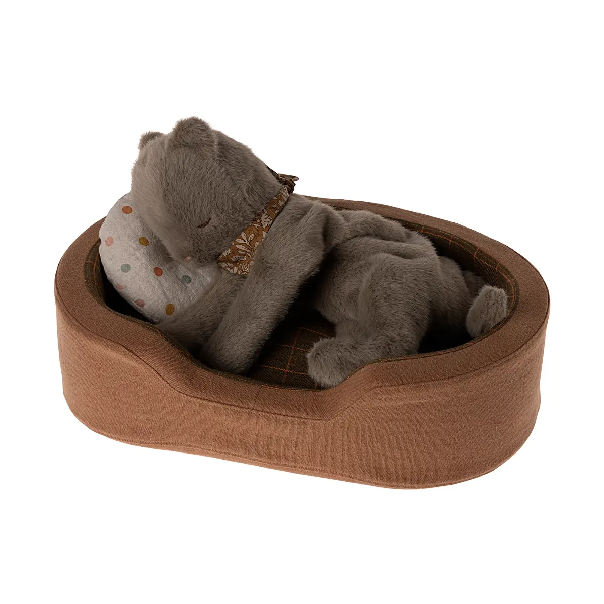 Maileg Kuscheltier Katze, Plüsch, Grau ,H37cm