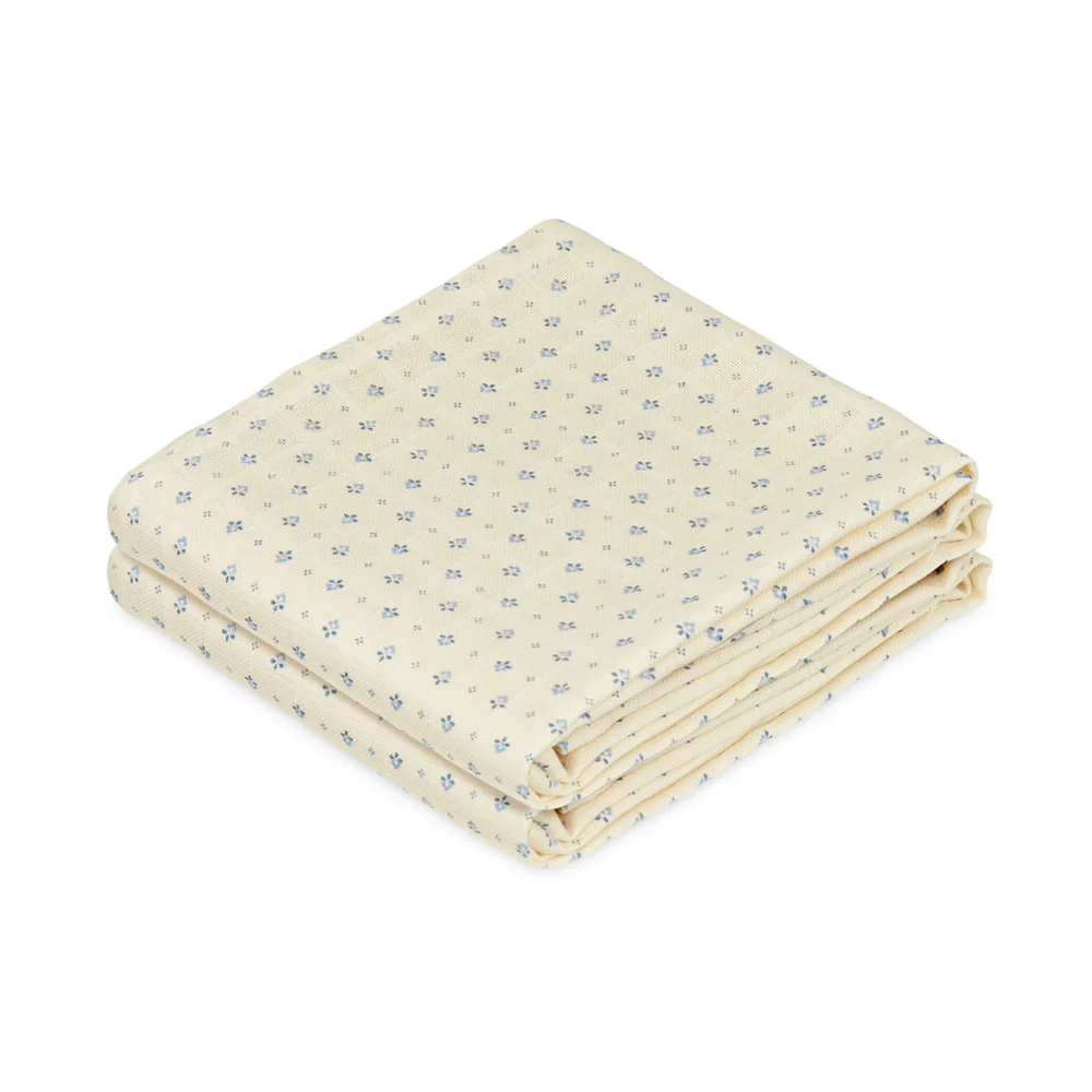 Cam Cam Musselintuch „Capri“, 2er-Set, GOTS, 70x70cm