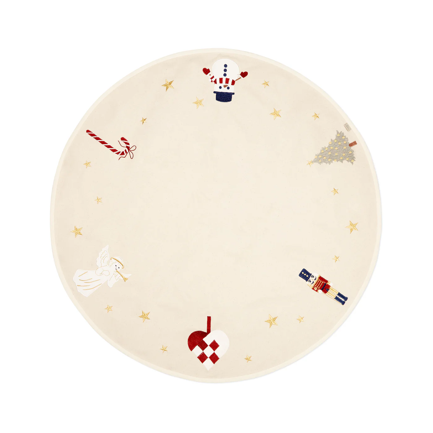 Cam Cam Weihnachtsteppich, beige, 105cm