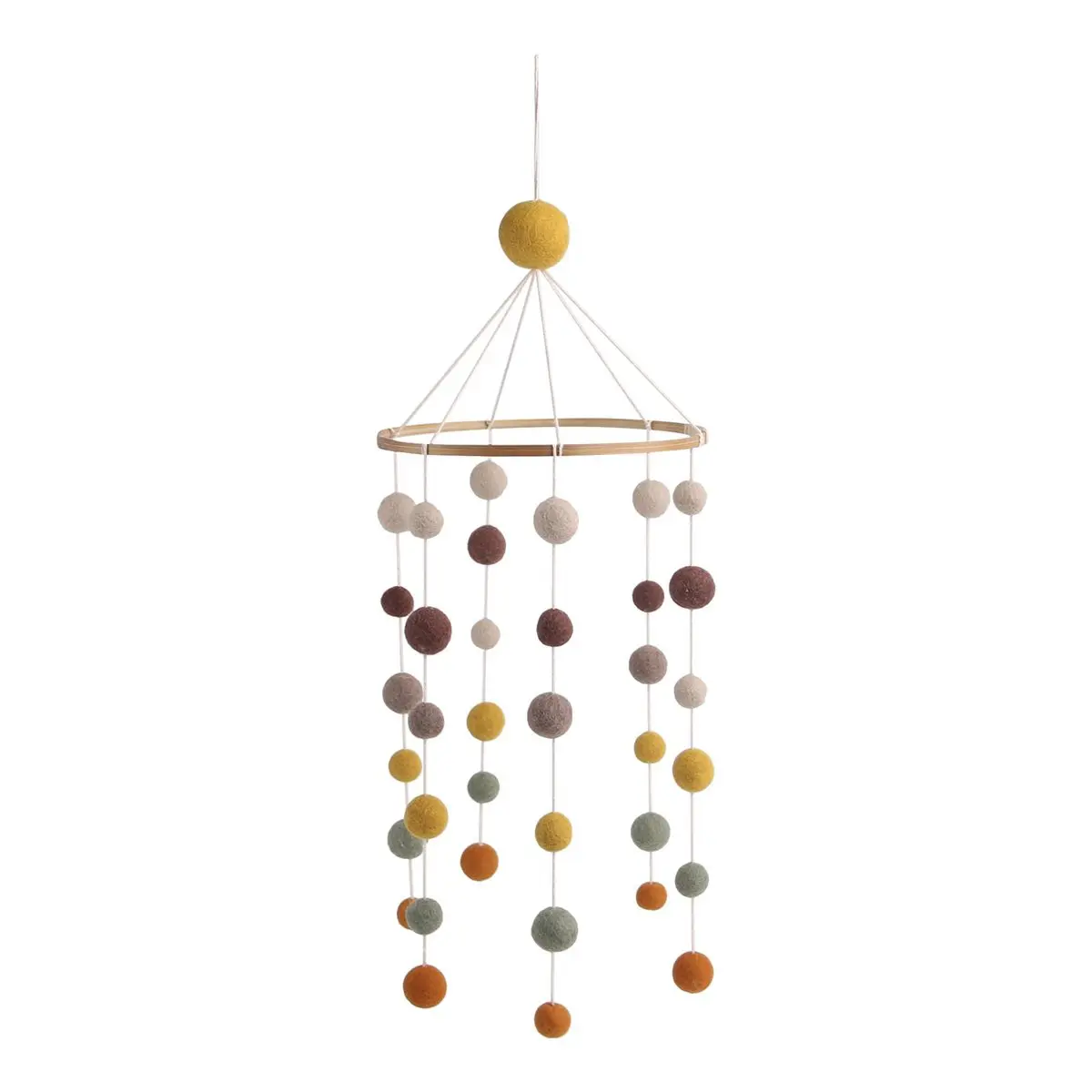 Gry & Sif Filz-Mobile „Color waves“ ø26cm
