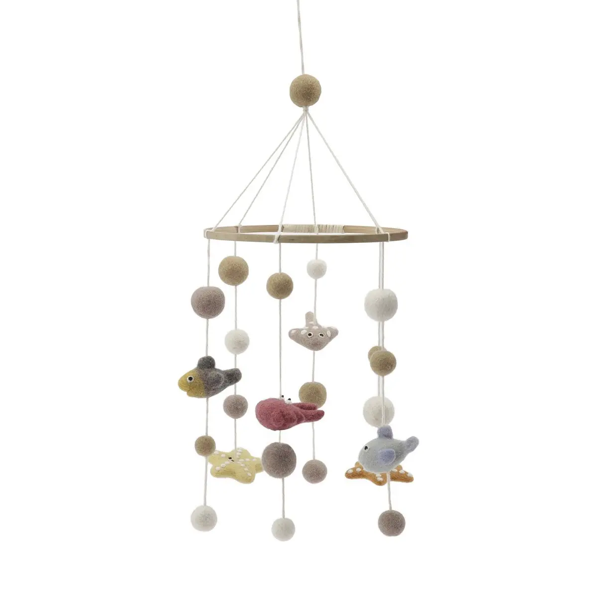 Gry & Sif Filz-Mobile „Seetiere“ ø22cm