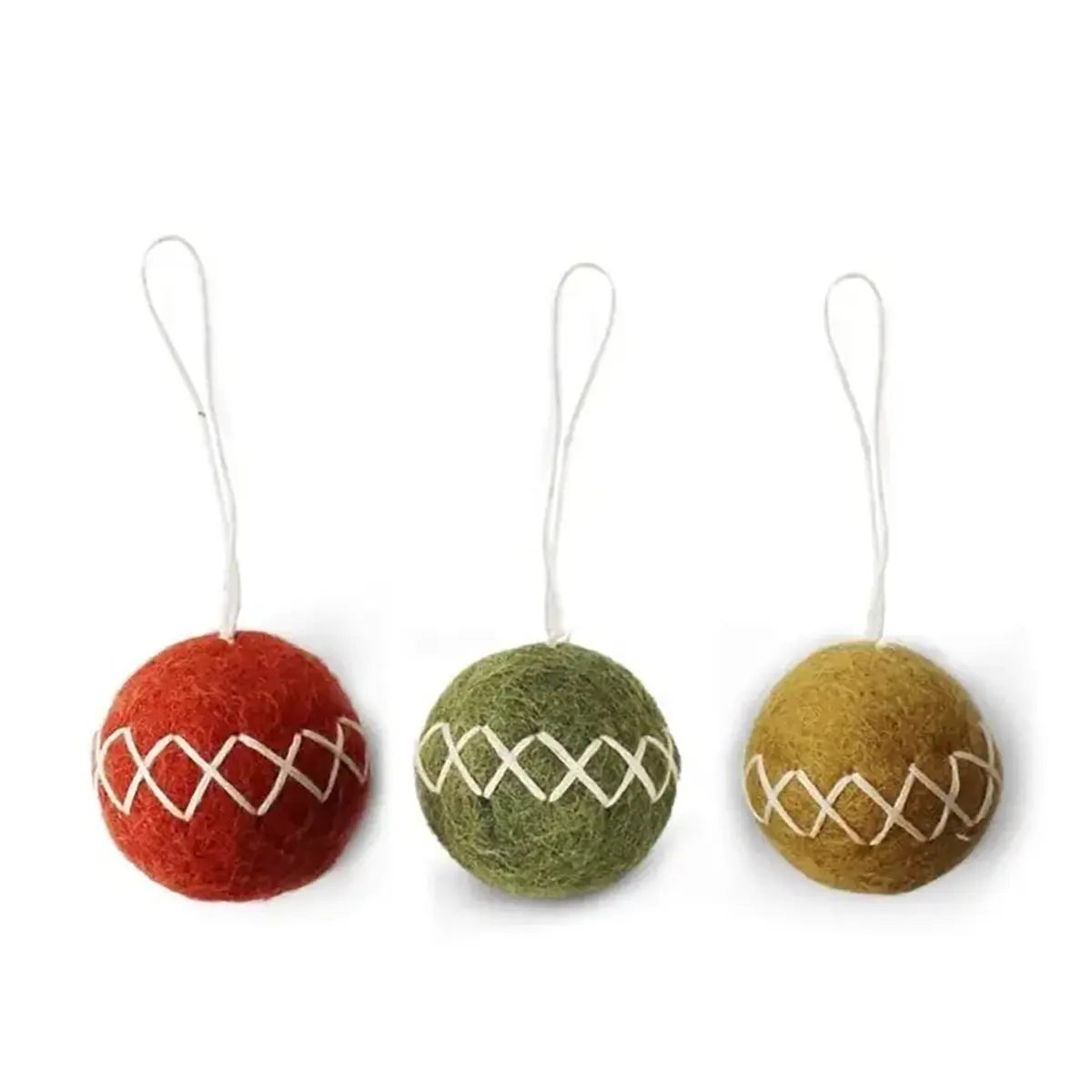 Gry & Sif Weihnachtsbaumschmuck „Christbaumkugeln“ 3er-Set