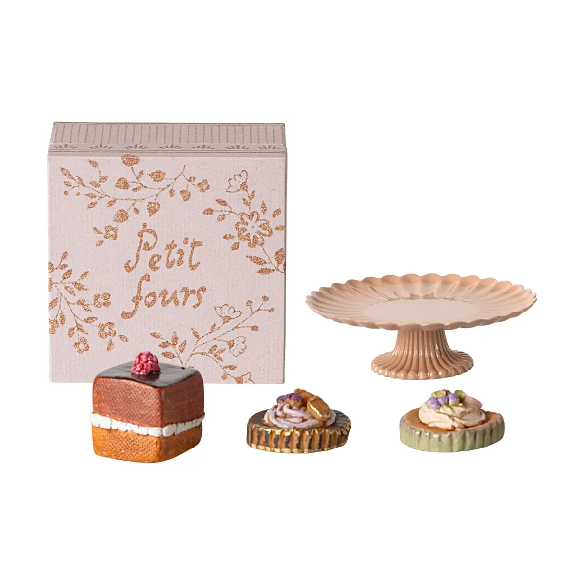 Maileg Kuchen und Tortenständer mit Schachtel, Gr. Mini
