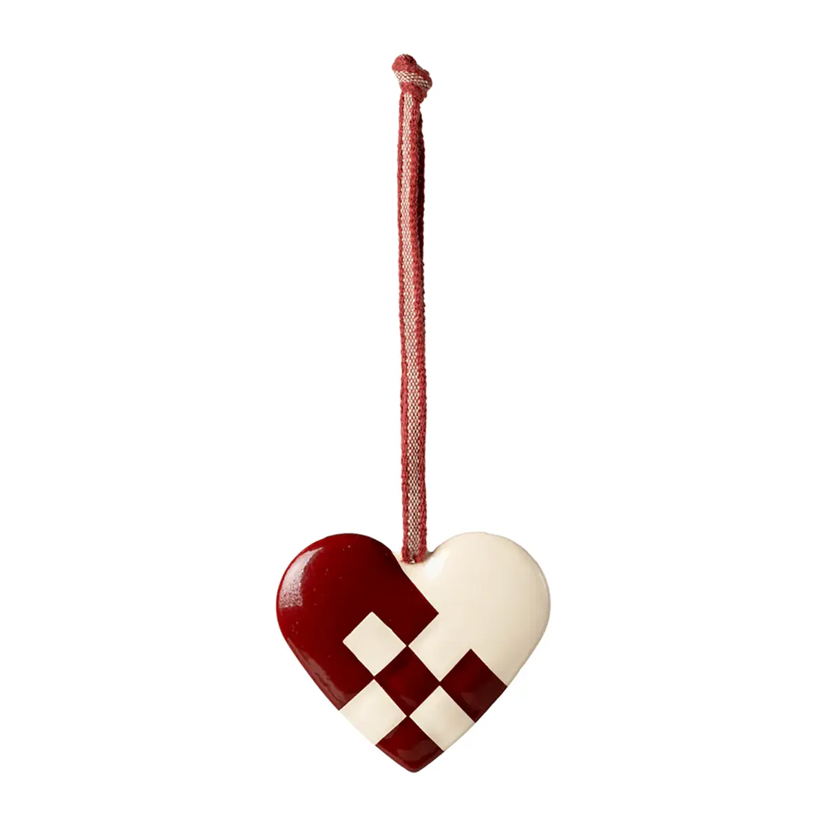 Maileg Weihnachtsbaumschmuck Herz aus Metall „rot“ 6cm