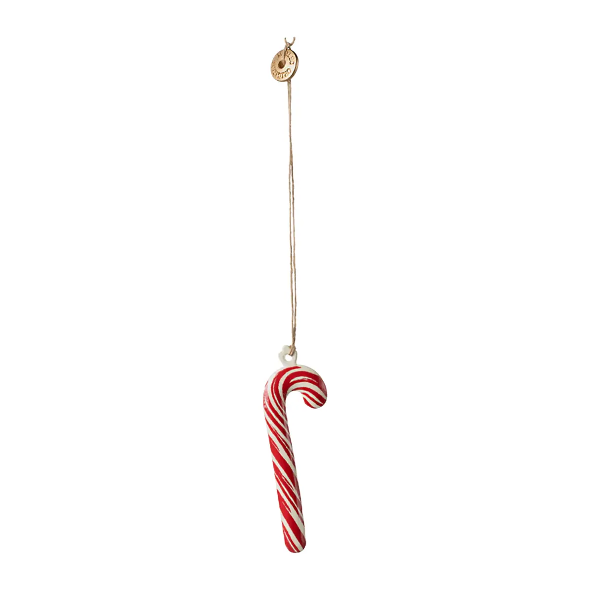 Maileg Weihnachtsbaumschmuck Zuckerstangen aus Metall „Streifen“ H7cm 01