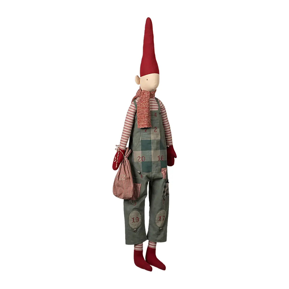Maileg Weihnachtskalender Junge, Weihnachtswichtel, Pixy Gr. 6, Nisse, H121cm