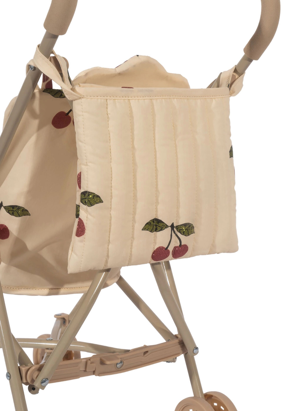 Konges Sløjd Puppen-Buggy „Ma Grande Cerise Pink Glitter“
