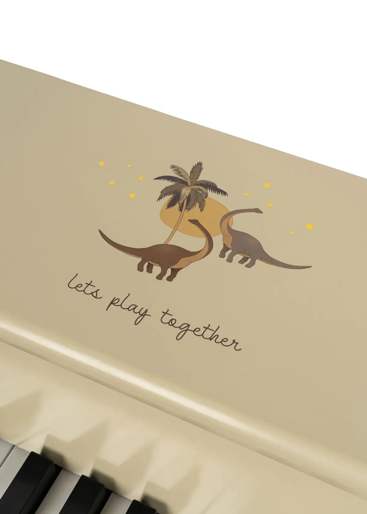 Konges Sløjd Spielzeug Miniatur-Klavier „Dino“, FSC®-Holz