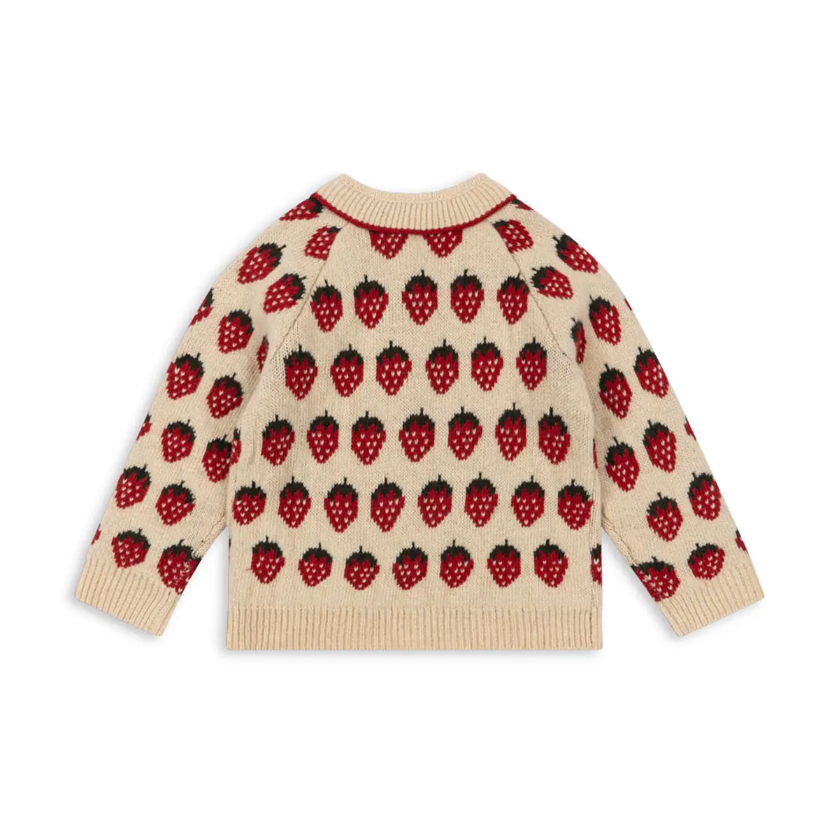 Konges Sløjd Strickjacke Belou „Erdbeere“