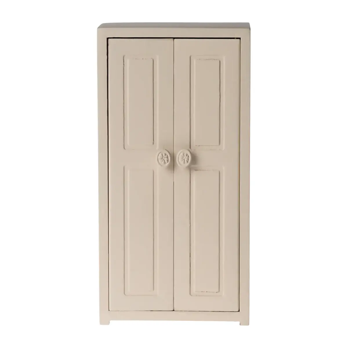 DELISTED Maileg Kleiderschrank aus Holz, Maus, creme, H14cm – Bild 4