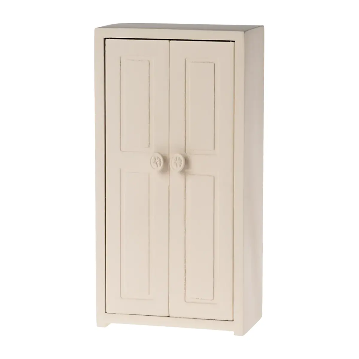 DELISTED Maileg Kleiderschrank aus Holz, Maus, creme, H14cm – Bild 3