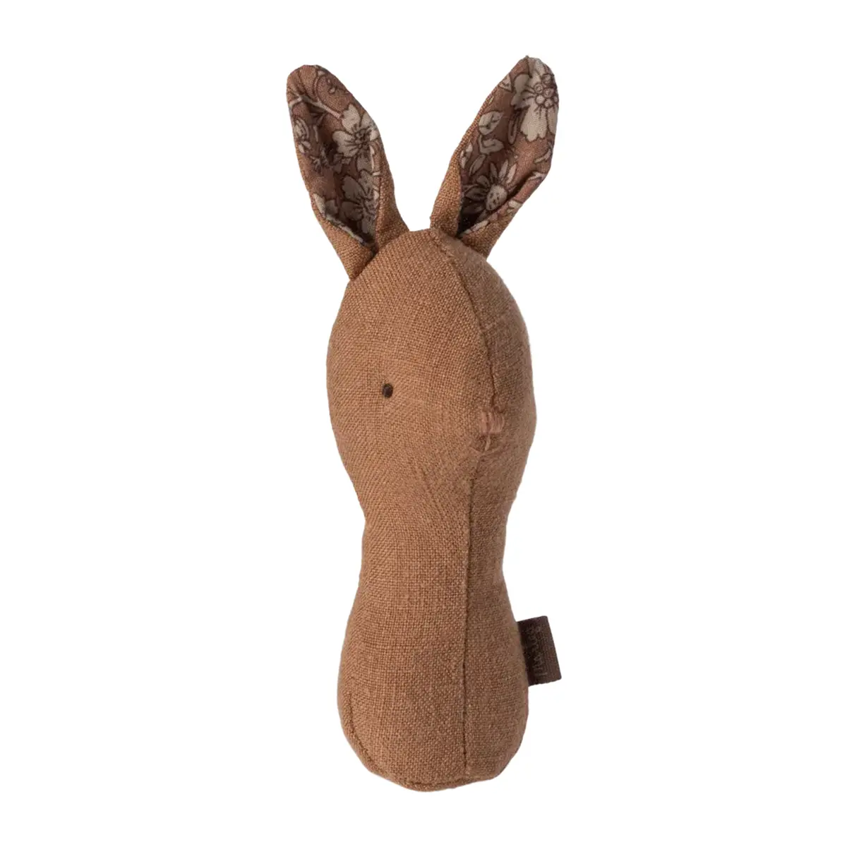 Maileg Lullaby Friends Baby-Rassel „Hase : Schokolade“ H15cm