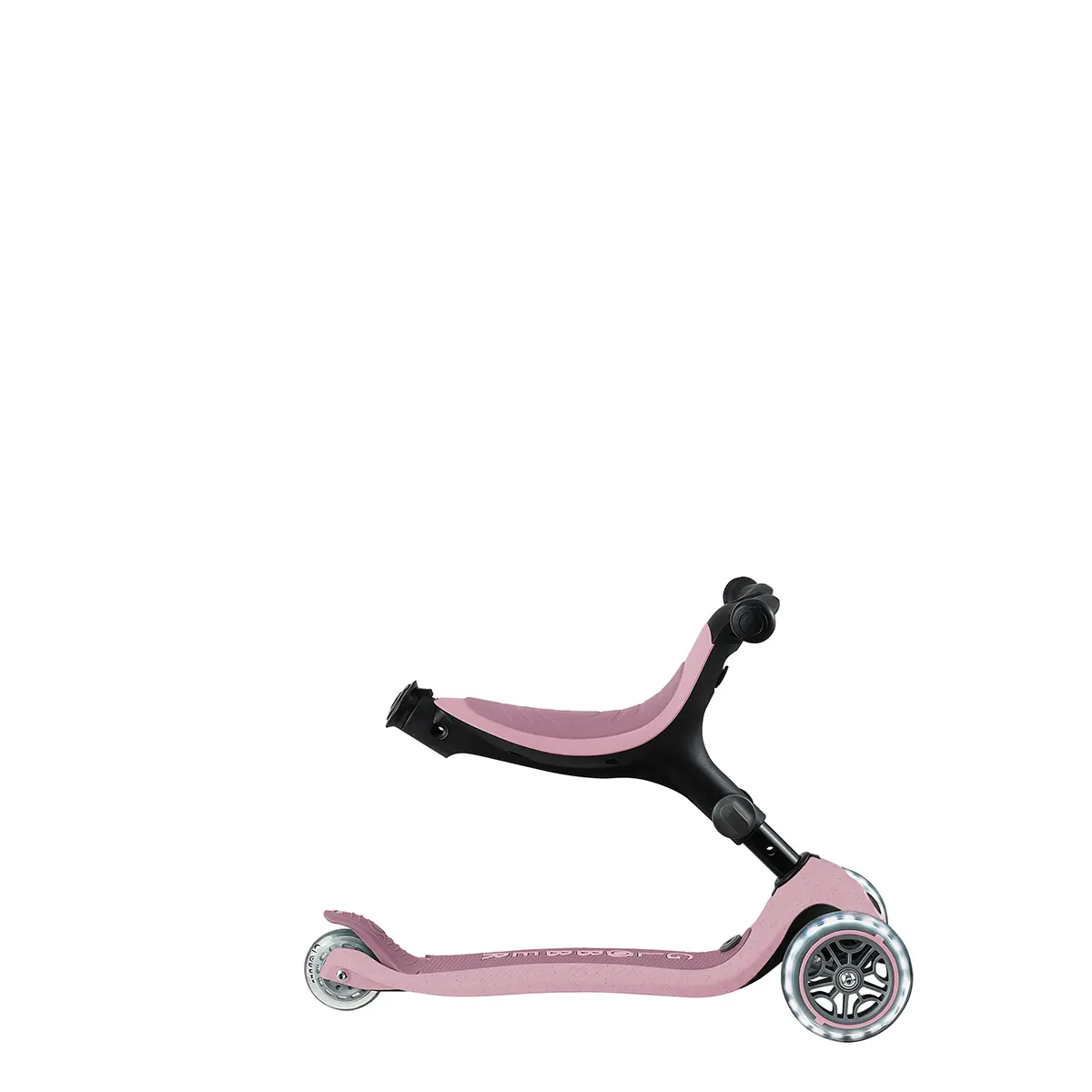 Globber 3-in-1 Roller Go-Up Active Lights Eco mit Leuchtrollen – Beere, 15M-9J