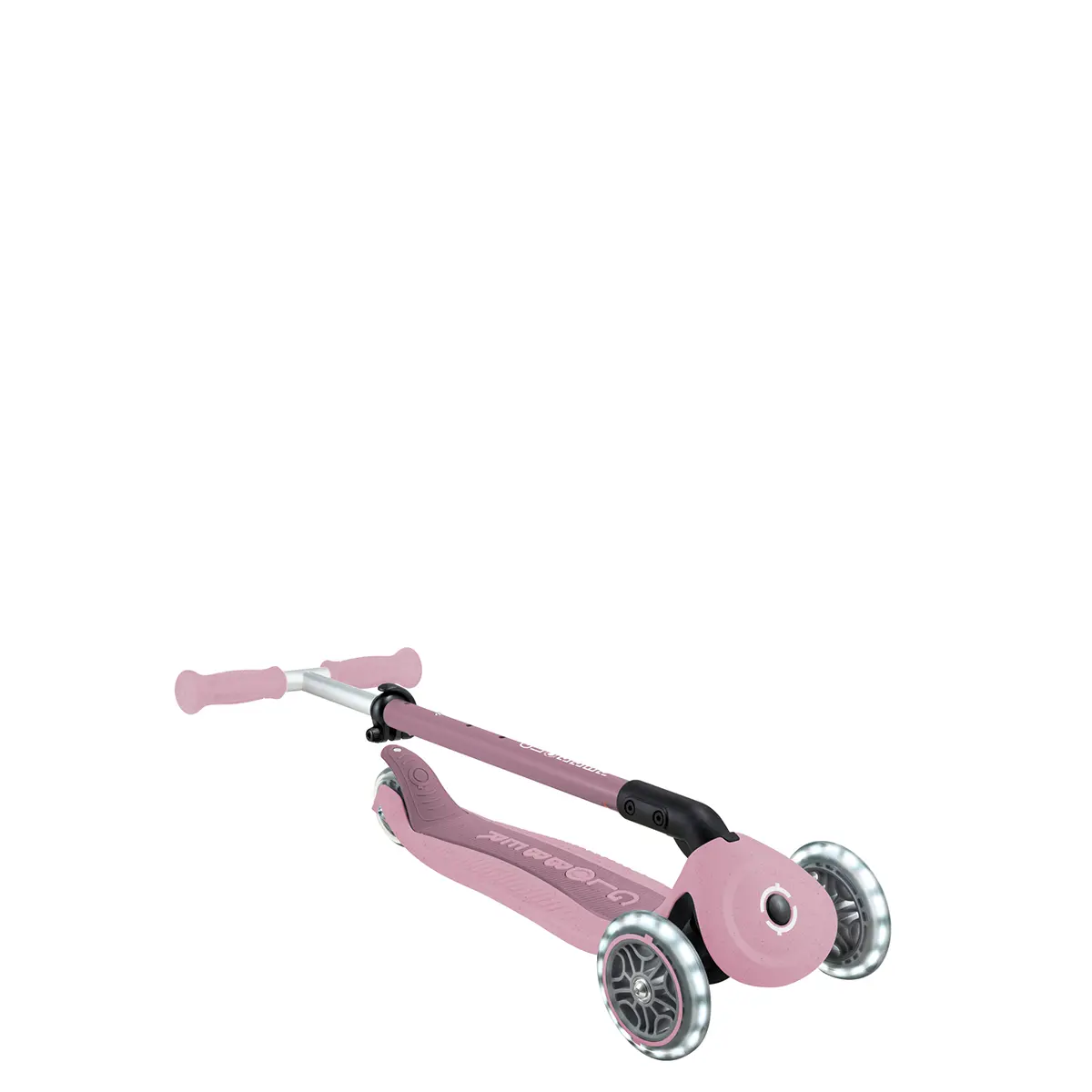 Globber 3-in-1 Roller Go-Up Active Lights Eco mit Leuchtrollen – Beere, 15M-9J