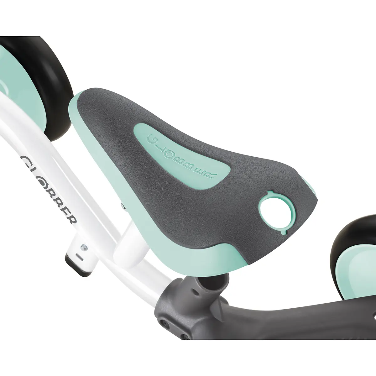 Globber Learning Bike 3-in-1 – weiß-mint, Lernrad, 1-3 Jahre