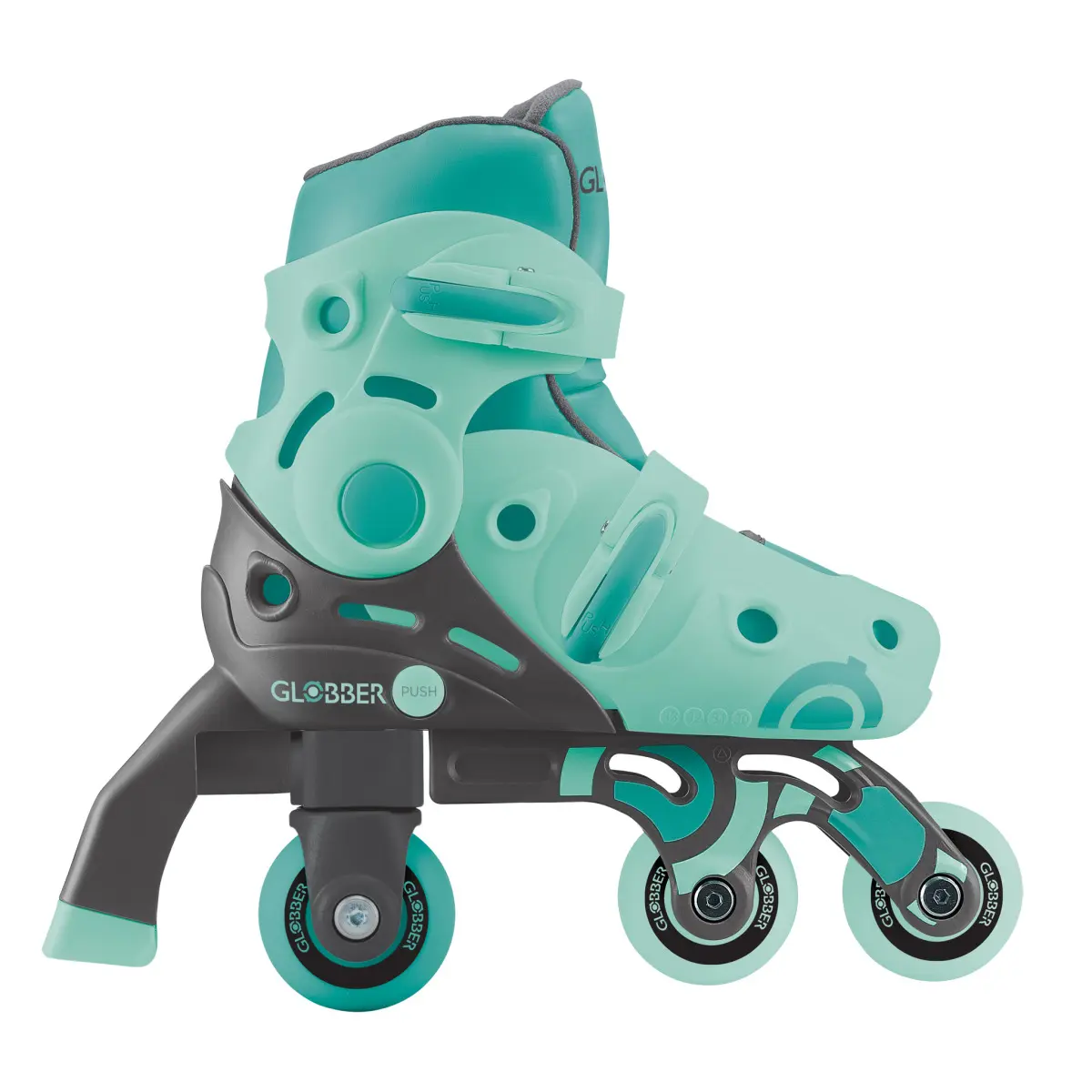 Globber Learning Inline Skate 2-in-1 mint, Gr. 26-29 – Bild 3