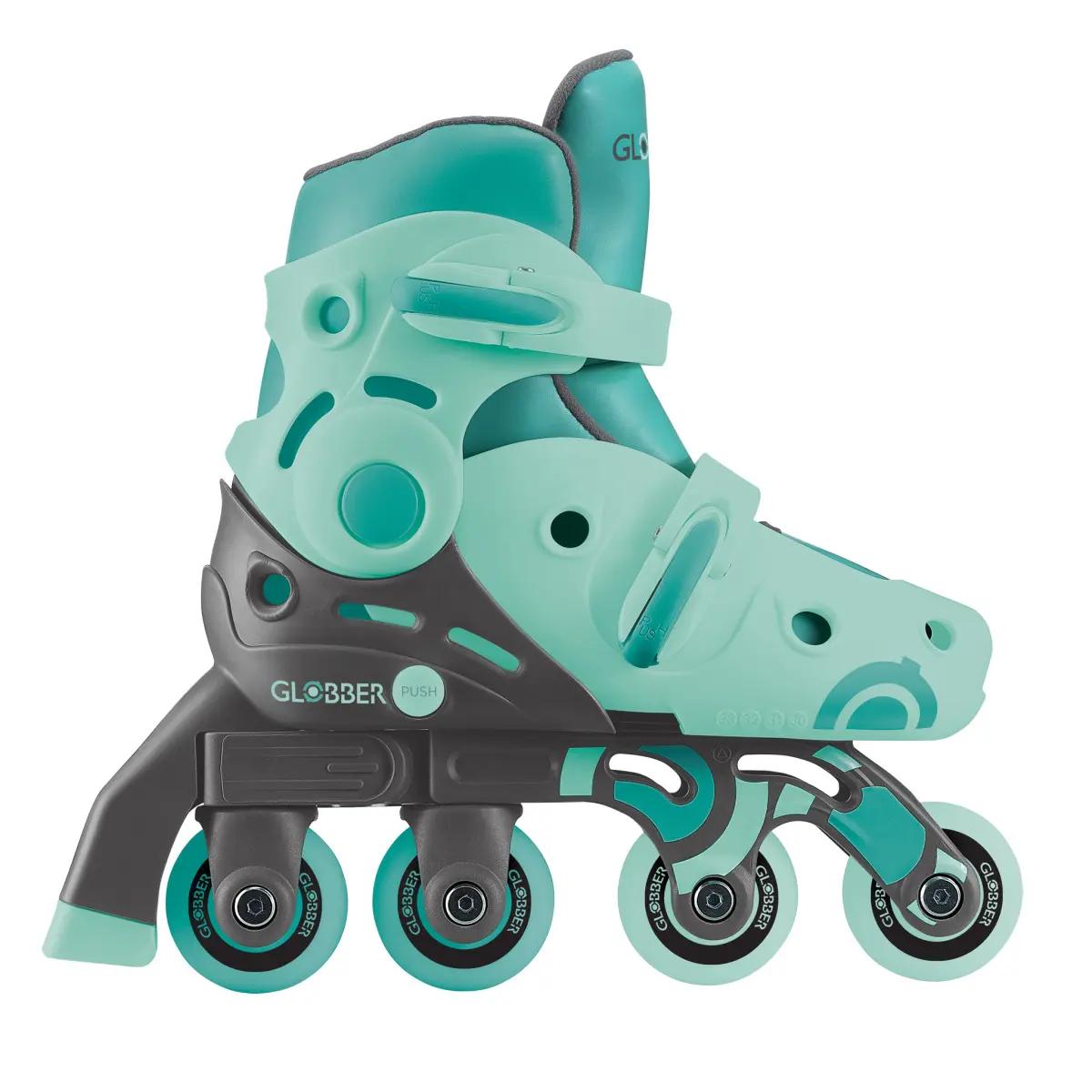 Globber Learning Inline Skate 2-in-1 mint, Gr. 26-29 – Bild 4