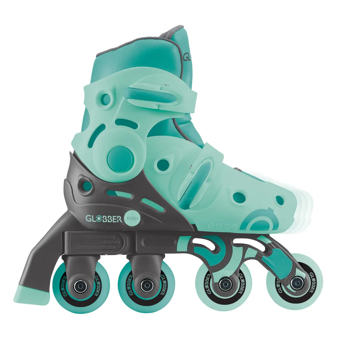 Globber Learning Inline Skate 2-in-1 mint, Gr. 26-29 – Bild 7