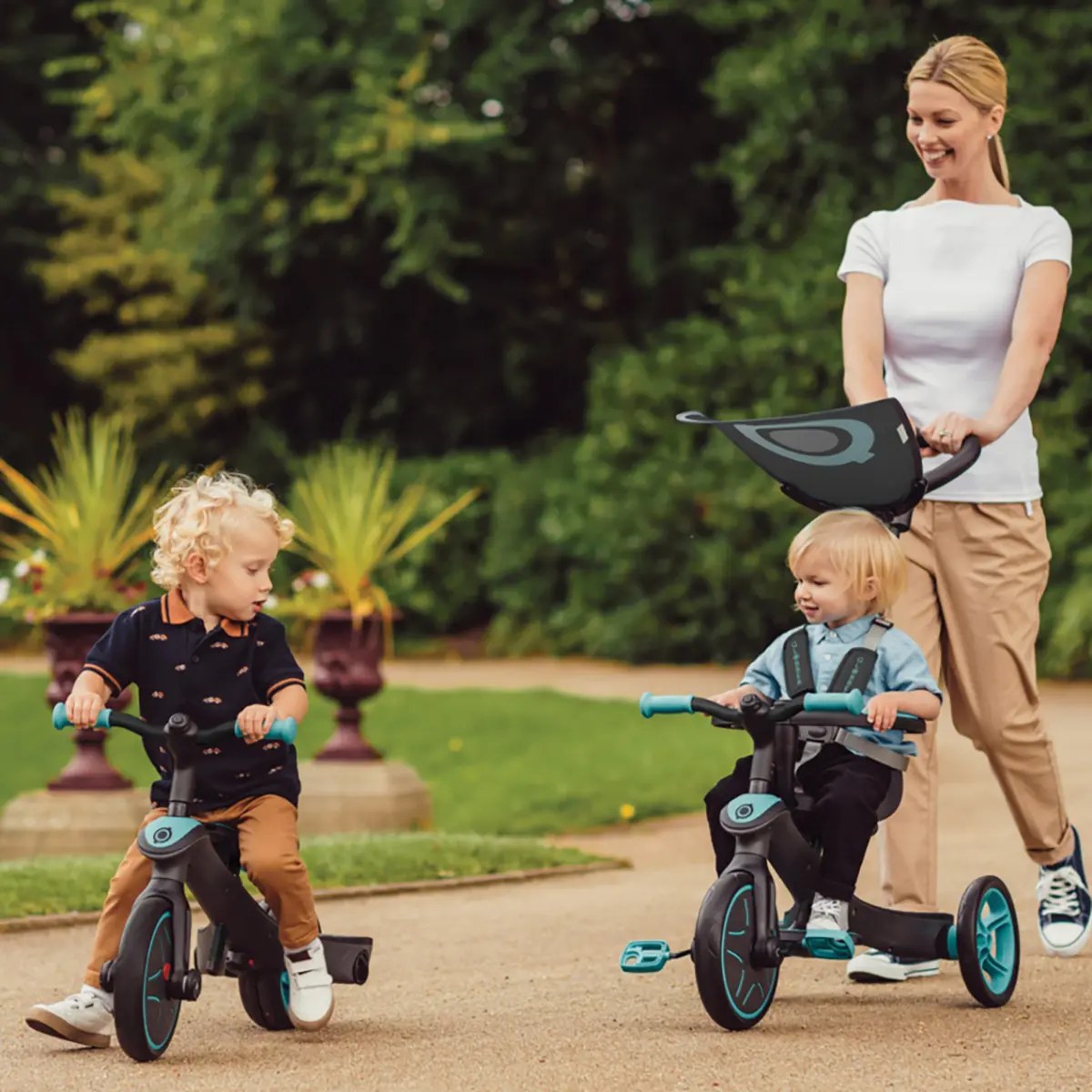 DELISTED Globber Trike Explorer 4-in-1 – Lime Grün, 10M-5J, mitwachsendes Dreirad – Bild 12
