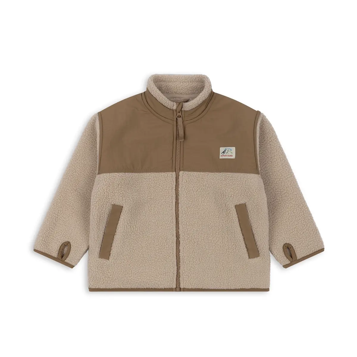 Konges Sløjd Fleece-Jacke Flynn „Tiger Eye“