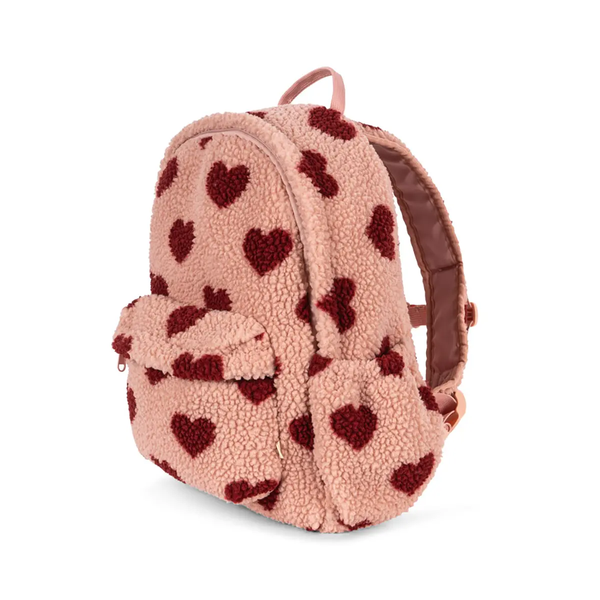 Konges Sløjd Teddyfell-Kinderrucksack Jody „Coeur Mellow“