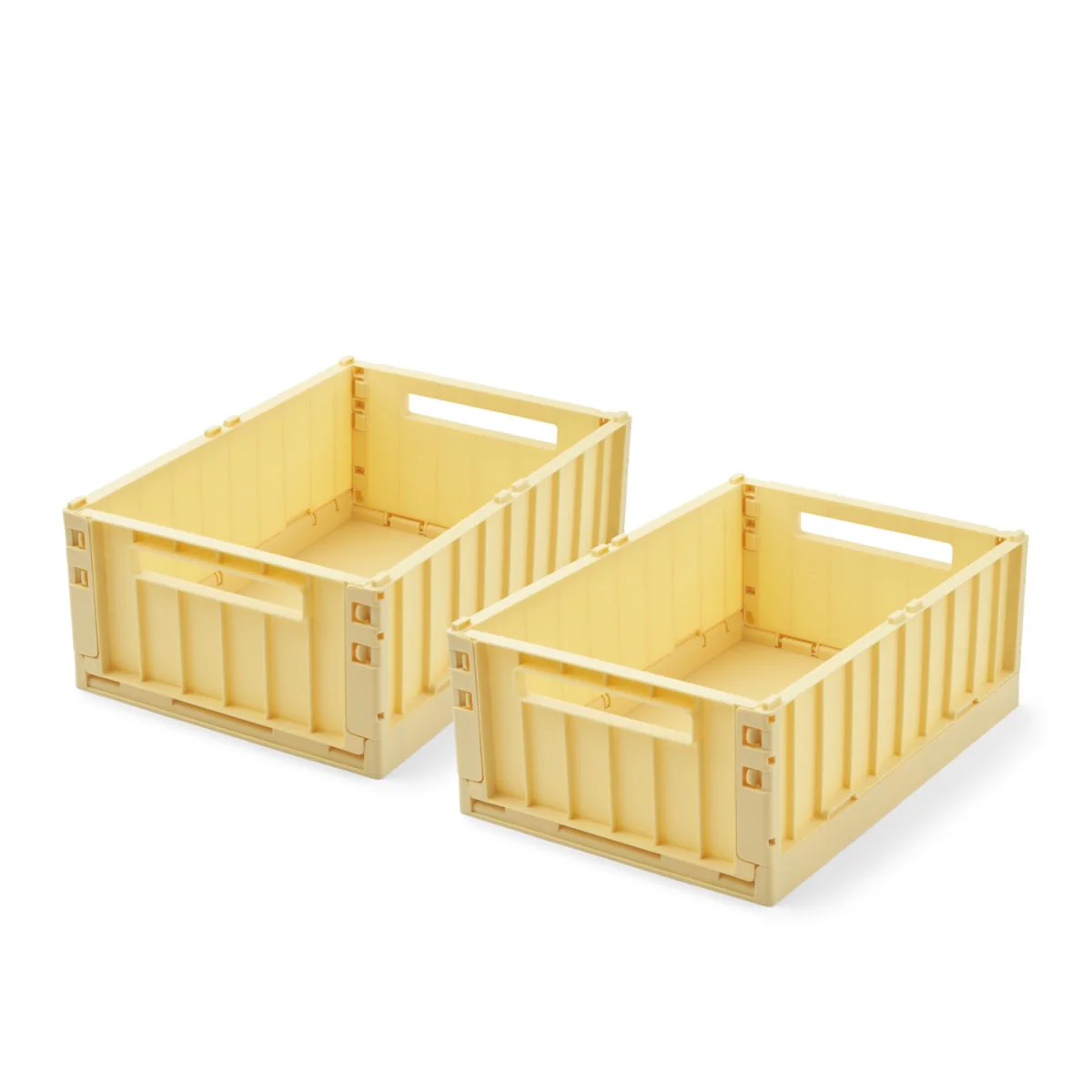 Liewood Aufbewahrungsbox Weston „Lemonade“, Größe M, 2er-Set, 36x25x14cm