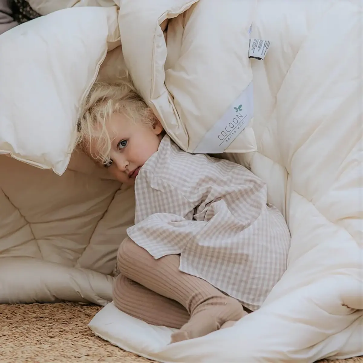 Cocoon Juniorbettdecke aus Merino – 100x140cm