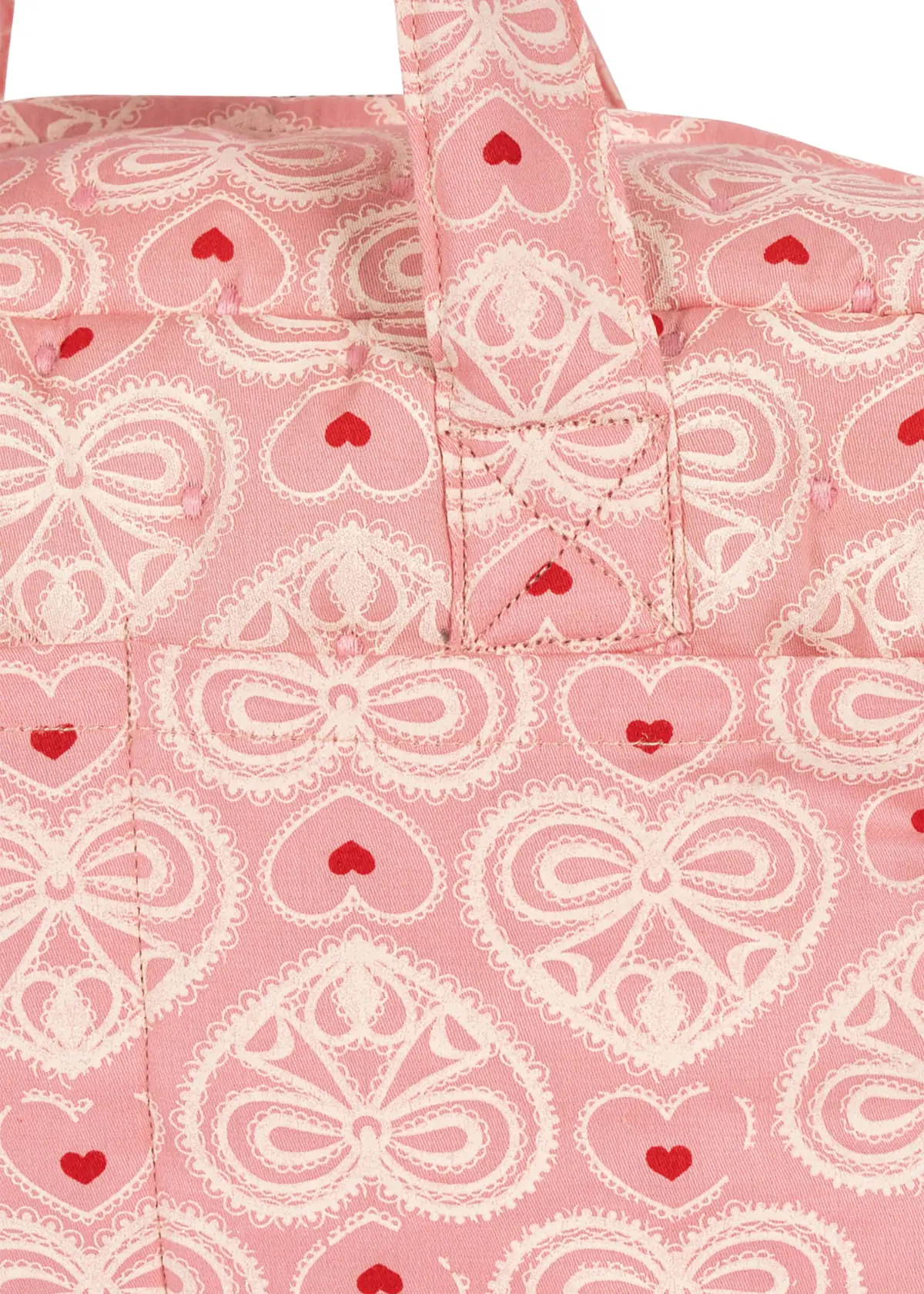 Konges Sløjd Puppen Wickeltasche „Lacy Pink“