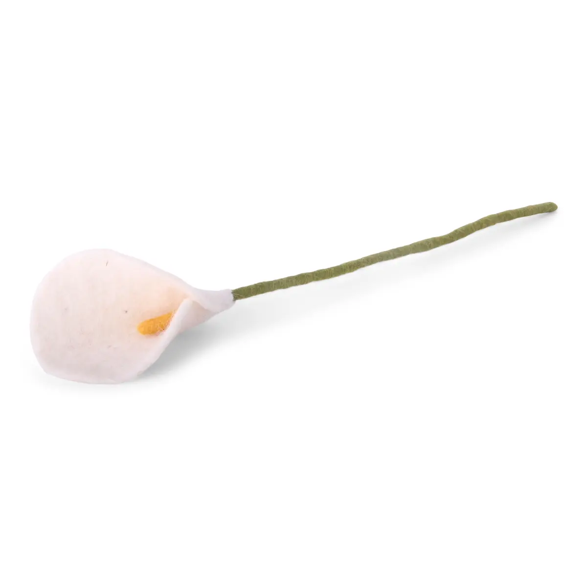 Gry & Sif Filzblumen „Lily / Calla / weiß“ H34cm