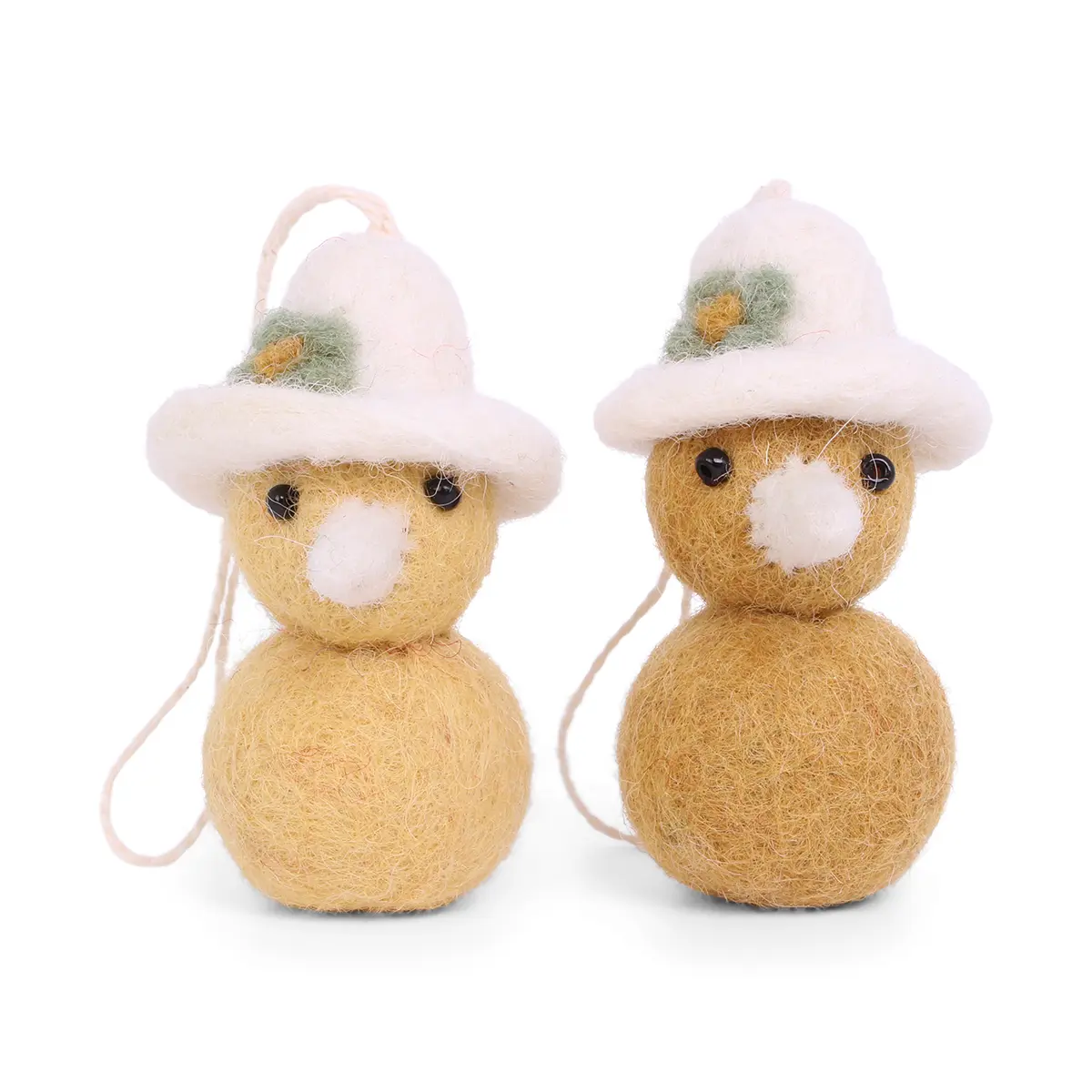 Gry & Sif Hühner-Set „Hat / Yellow“ H5,5cm