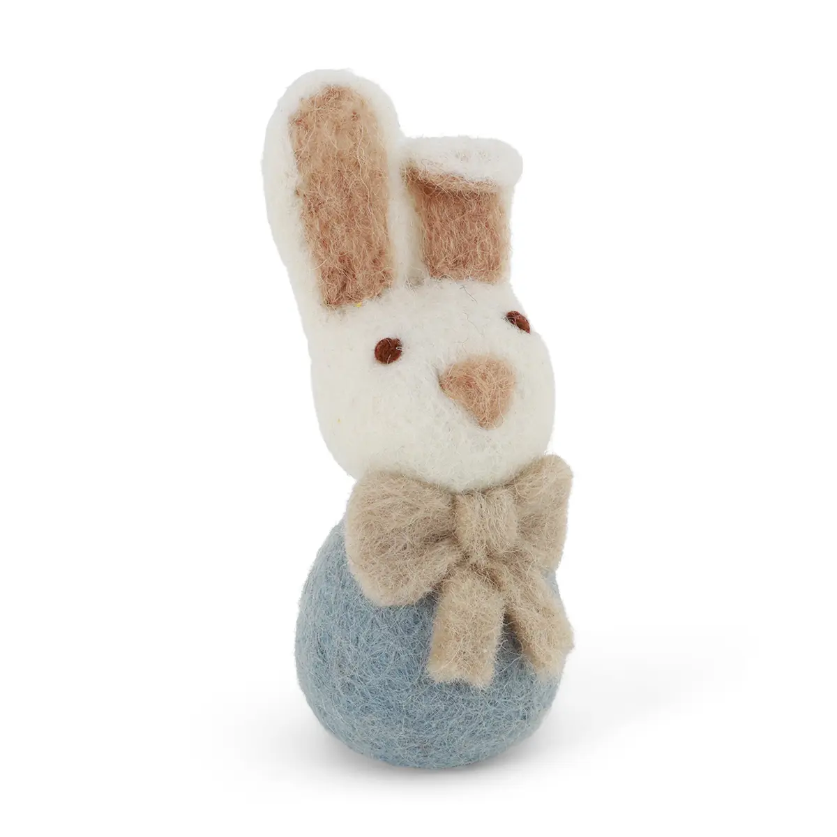 Gry & Sif Osterhase „White / Bow / Light Blue“