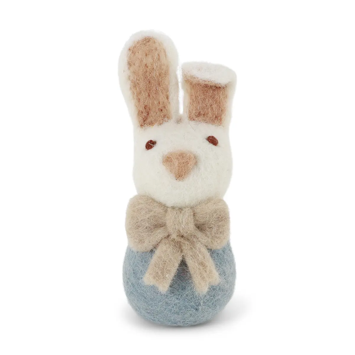 Gry & Sif Osterhase „White / Bow / Light Blue“